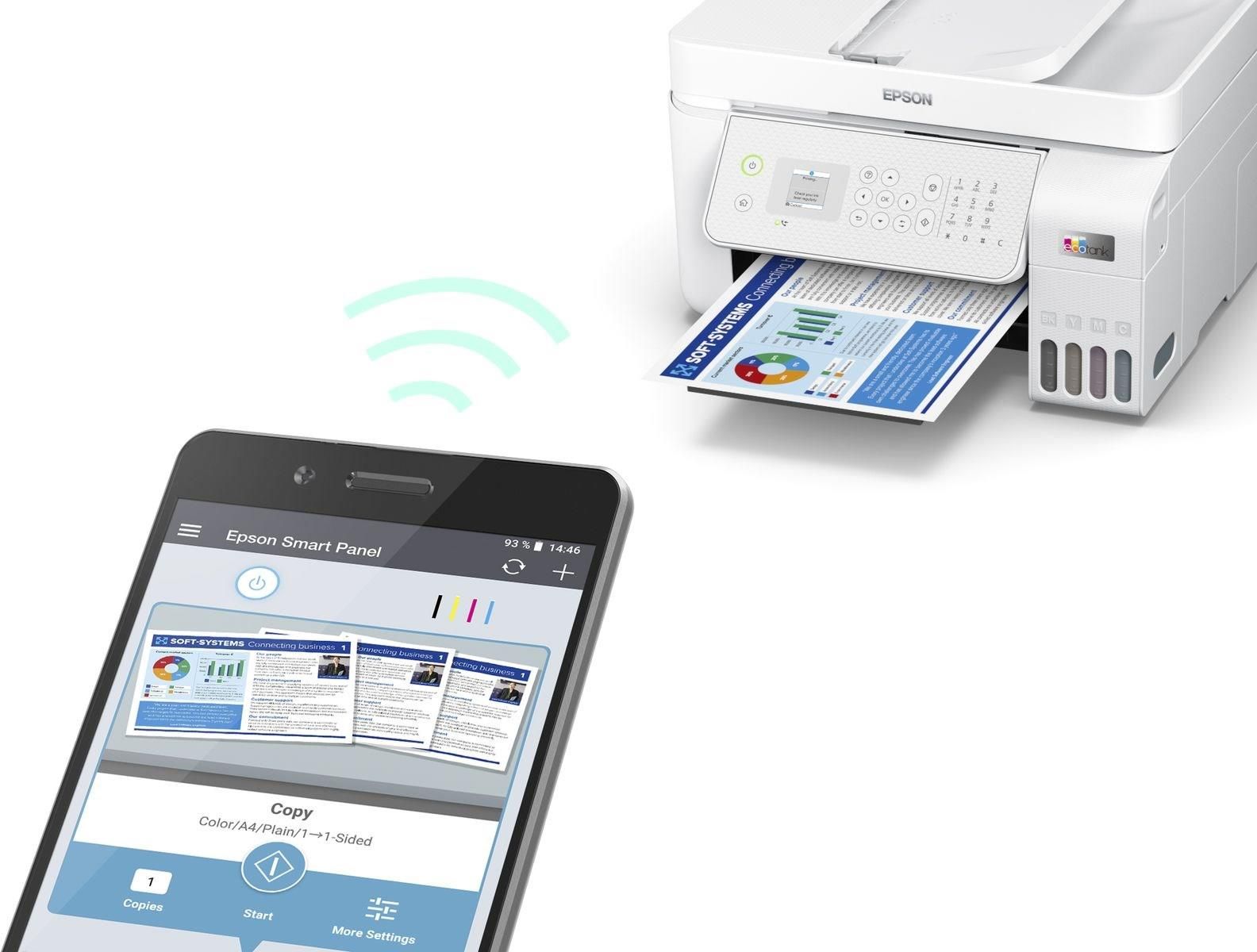 Epson EcoTank L5316 WiFi (C11CJ65413) — Економний БФП з Інтелектуальною Заправкою для Вдома та Офісу - Зображення 6