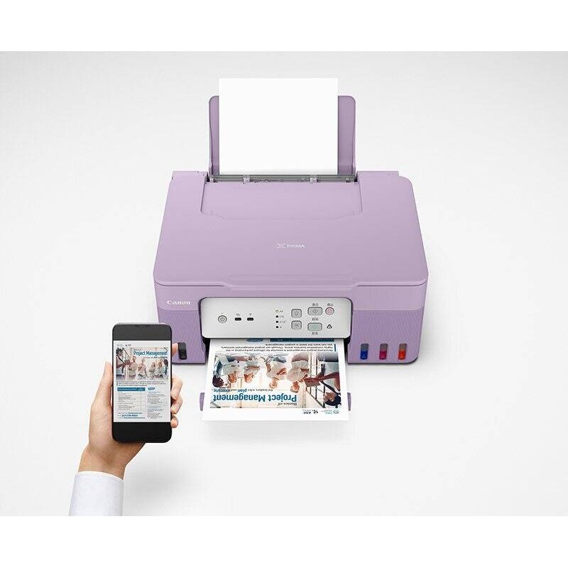 Canon Pixma G3430 Purple (5989C025) — Продуктивний Фіолетовий БФП для Яскравого Домашнього Друку - Зображення 3