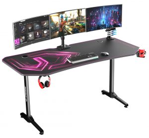 ULTRADESK FRAG XXL Pink 160×75 см — Ігровий Стіл у Рожевому Стилі для Унікального Робочого Місця