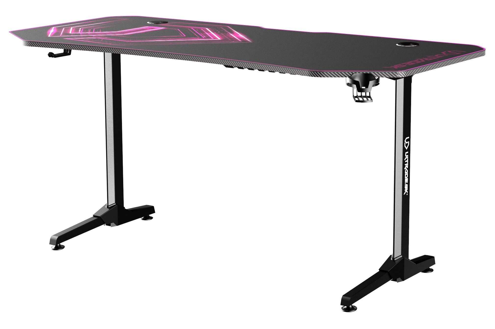 ULTRADESK FRAG XXL Pink 160×75 см — Ігровий Стіл у Рожевому Стилі для Унікального Робочого Місця - Зображення 7
