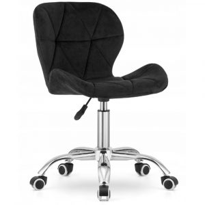 Крісло офісне MemFlow велюрове чорне