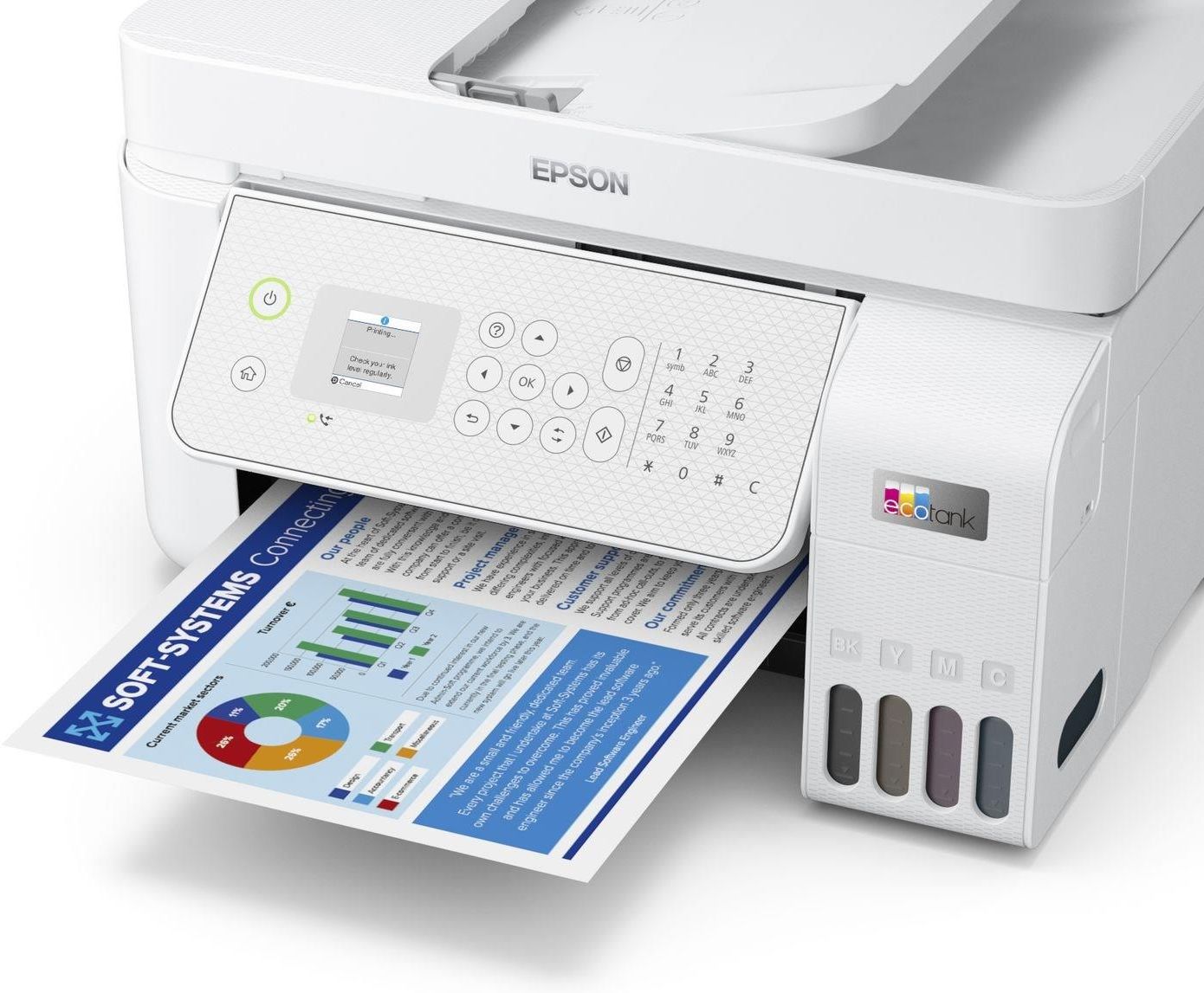Epson EcoTank L5316 WiFi (C11CJ65413) — Економний БФП з Інтелектуальною Заправкою для Вдома та Офісу - Зображення 4
