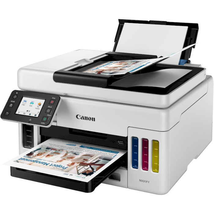 Canon MAXIFY GX6040 (4470C009) — Професійний БФП з Високою Ємністю та Автоматичним Подавачем Документів - Зображення 3
