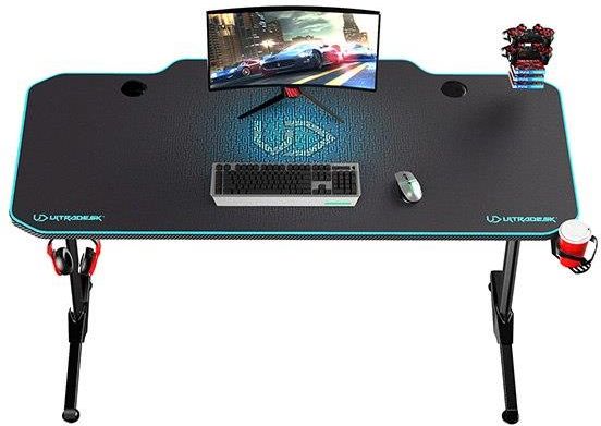 ULTRADESK FRAG Blue 140×66 см + Підкладка — Свіжий Синій Дизайн для Комфортної Гри - Зображення 2