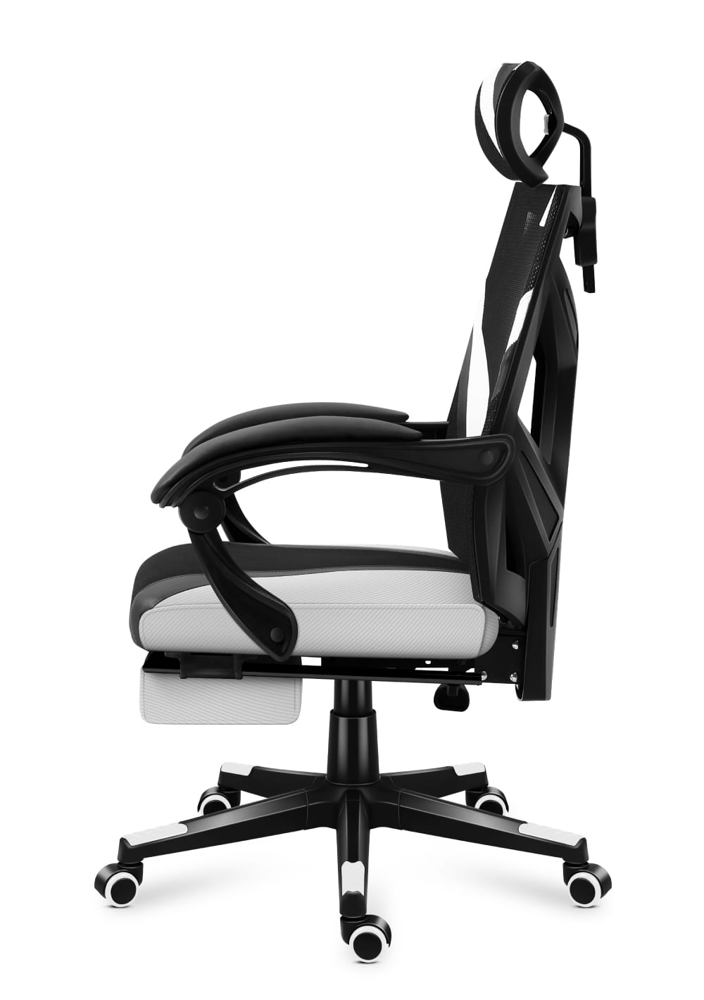 Ігрове Крісло Huzaro Combat 5.0 White з Високоякісними Матеріалами та Комфортом - Зображення 6