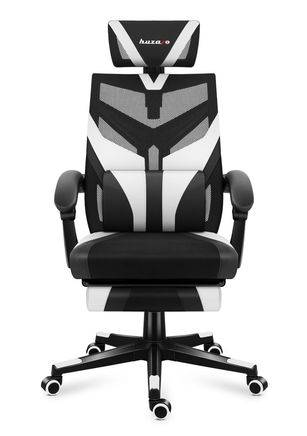 Ігрове Крісло Huzaro Combat 5.0 White з Високоякісними Матеріалами та Комфортом - Зображення 2