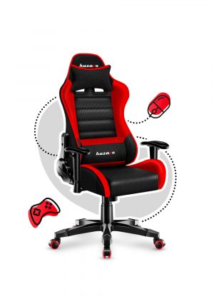 Ігрове Крісло дитяче для геймерів HUZARO RANGER 6.0 Red Mesh for Gamers