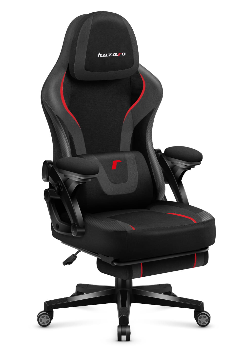 Ігрове Крісло Huzaro Force 4.6 Carbon у Вугільному Стилі для Справжніх Геймерів