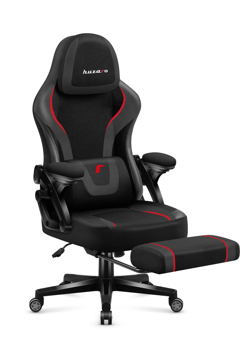 Ігрове Крісло Huzaro Force 4.6 Carbon у Вугільному Стилі для Справжніх Геймерів - Зображення 3