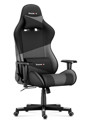Стильне Сіре Ігрове Крісло Huzaro Force 6.2 Grey для Максимального Комфорту Геймера