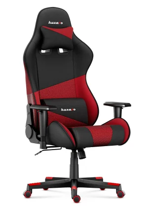Ігрове Крісло Huzaro Force 6.2 Red Mesh із Червоним Акцентом для Енергійної Гри