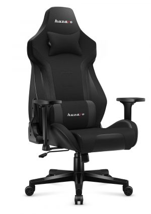 Геймерське Крісло Huzaro Force 7.6 Black з Поліпшеною Підтримкою для Професійного Користування