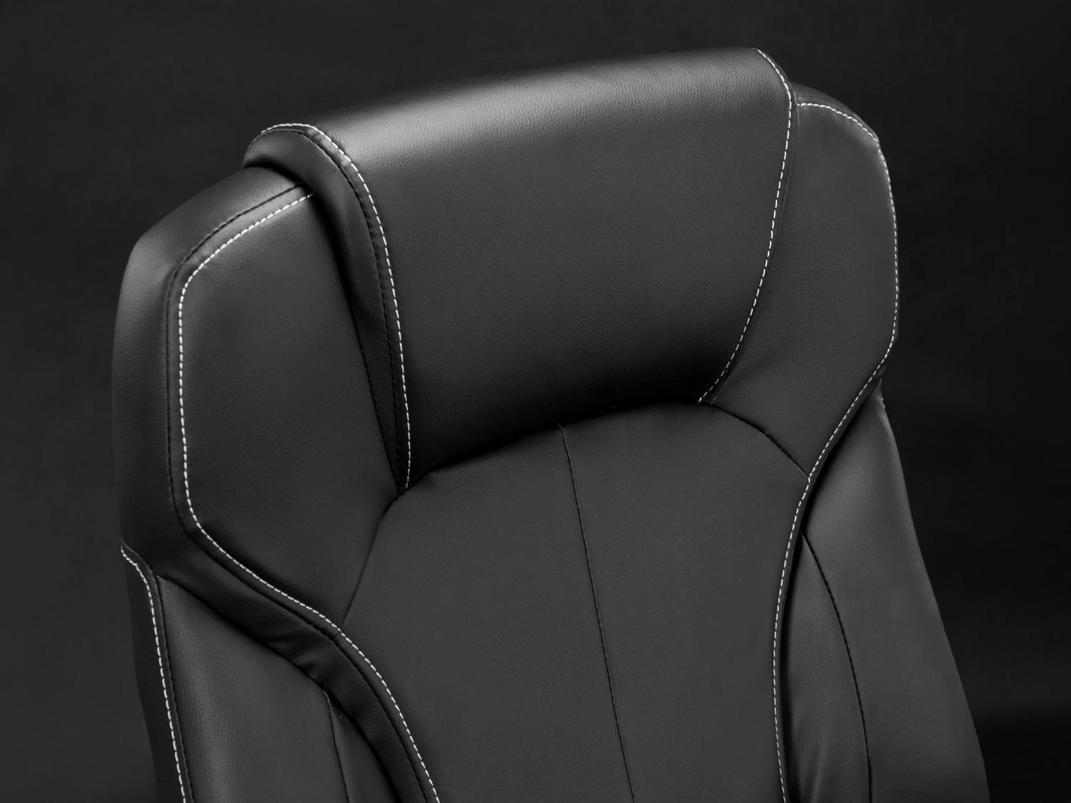 Sofotel EG-222 Чорне — Класичне Шкіряне Офісне Крісло для Статусного Робочого Місця - Зображення 4