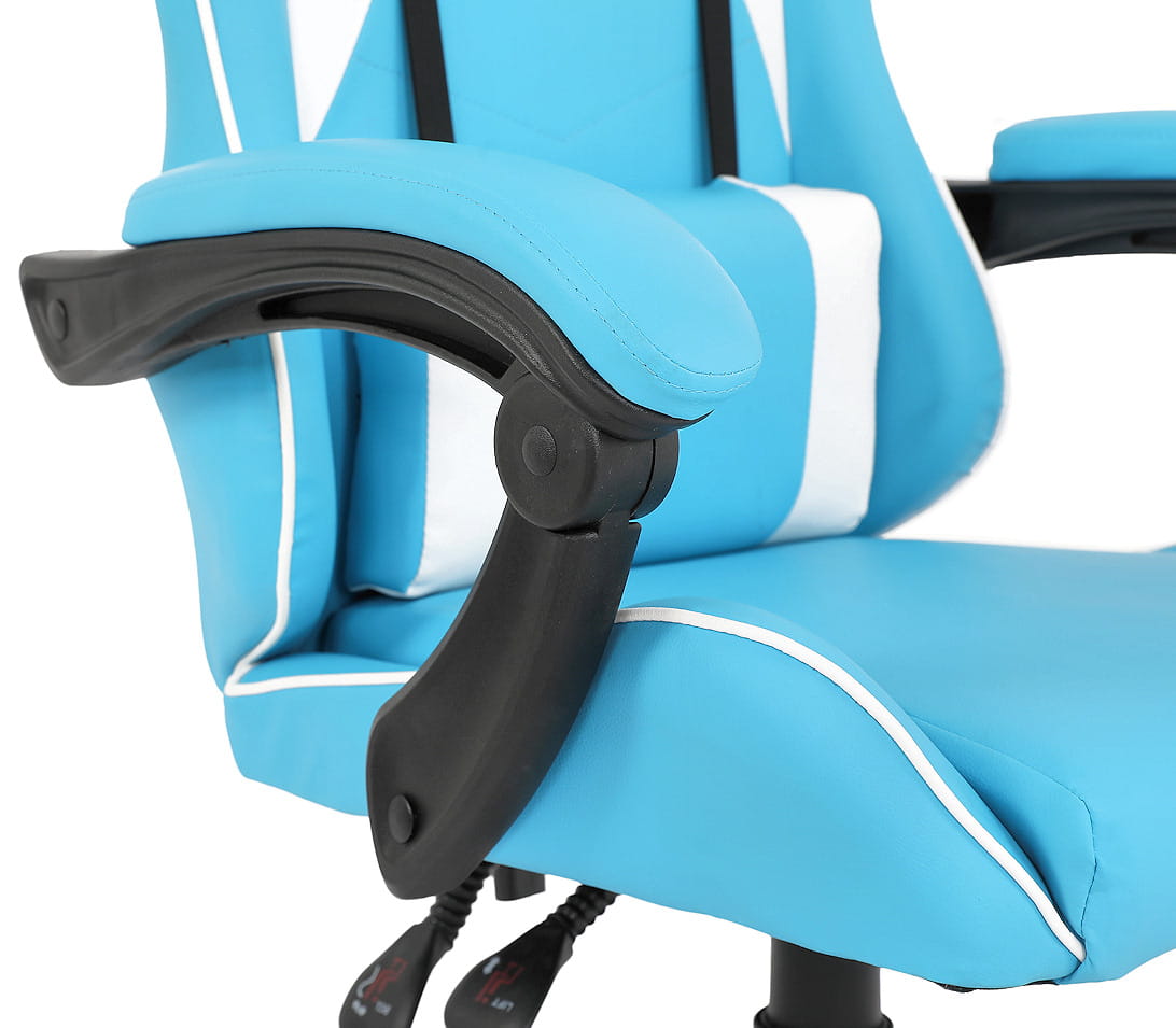 Ігрове Крісло Gamer Extreme ENZO Blue White Сучасний Стиль і Комфорт для Перемог - Зображення 4