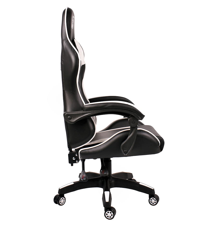 Ігрове Крісло EXTREME GT Чорно-Біле з Стильним Дизайном та Високою Ергономікою - Зображення 3