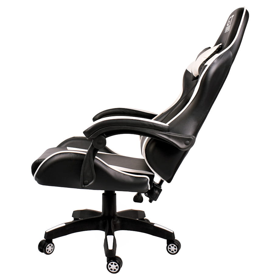 Ігрове Крісло EXTREME GT Чорно-Біле з Стильним Дизайном та Високою Ергономікою - Зображення 6