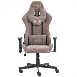 INFINI Luxor Світло-Коричневе Ігрове Крісло з Теплим Тоном для Затишної Геймерської Зони
