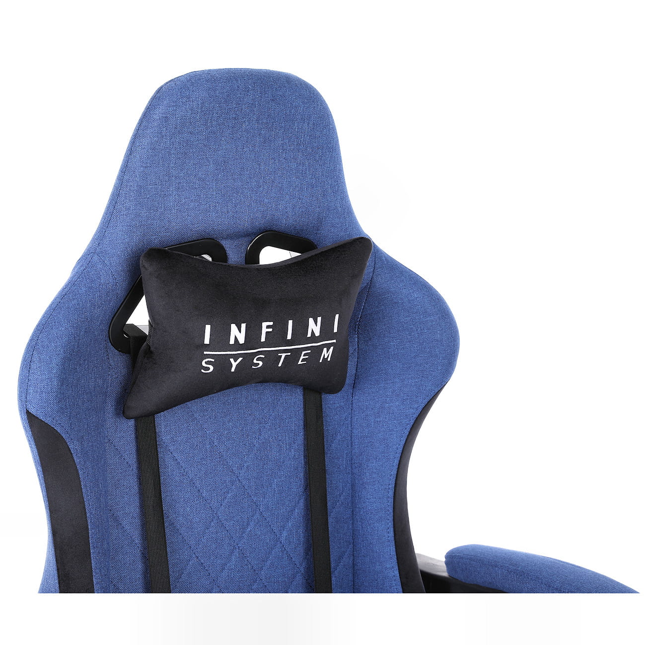 Синє Ігрове Крісло Infini System з Яскравими Акцентами для Активних Гравців - Зображення 7