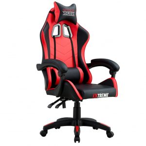 Геймерське Крісло Extreme Spyder Червоно-Чорне з Агресивним Дизайном для Динамічної Гри