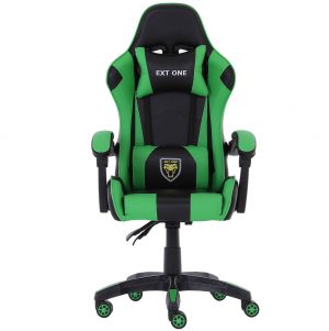 Extreme EXT ONE Green — Ігрове Крісло з Зеленим Оздобленням для Активних Гравців