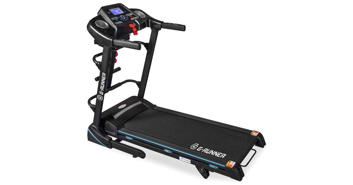 G-RUNNER FIT-NET 420 — Комплексна Бігова Доріжка з Масажером, Гантелями та USB для Повного Тренінгу - Зображення 3