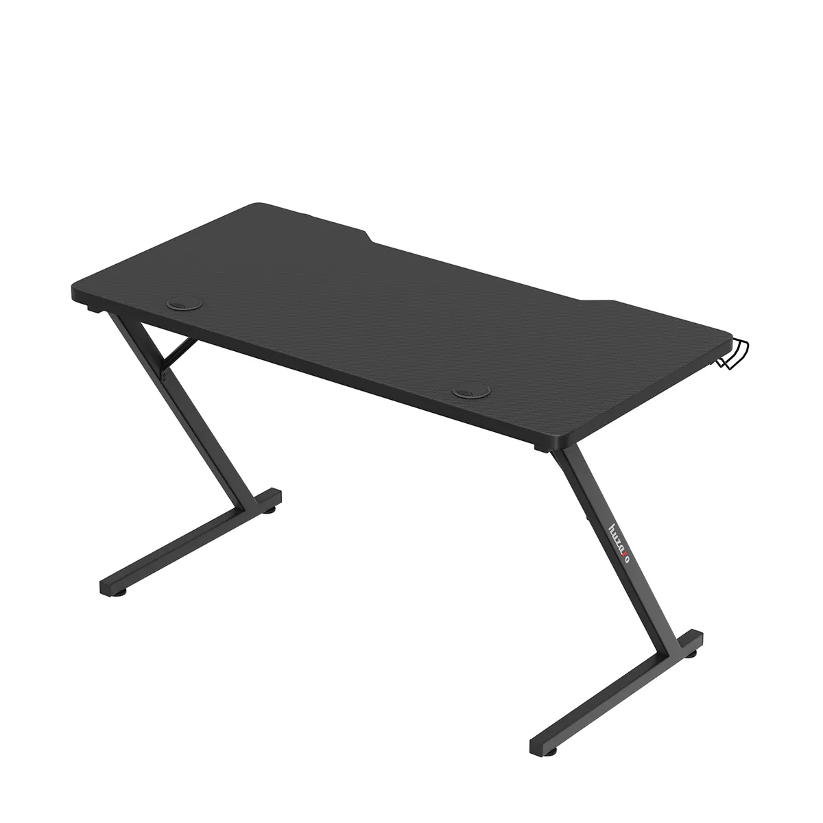 Ігровий Стіл Huzaro Hero 2.5 Black з Мінімалістичним Дизайном для Стильних Геймерів - Зображення 3