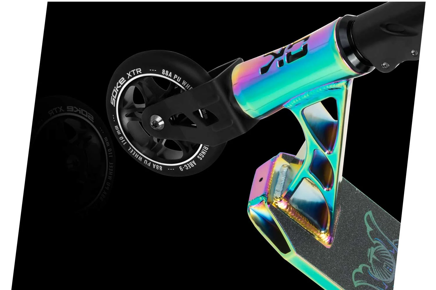 Трюковий Самокат SOKE XTR Street Rainbow — Барвистий Дизайн для Ефектного Виступу на Рампах - Зображення 2