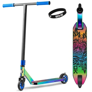 Street Rainbow SOKE PRO — Трюковий Самокат із Різнокольоровим Дизайном для Барвистих Виступів