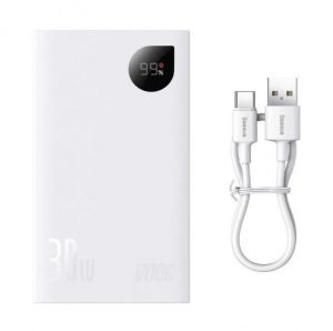 Батарея Baseus Adaman 2 20000 mAh / 30W / White PPAD050002 — Потужне Джерело Енергії для Ваших Гаджетів