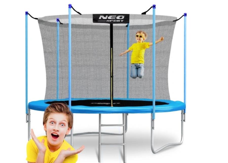 Батут Neo-Sport 10FT 312 см (NS-10W181) із Внутрішньою Сіткою та Драбинкою — Оптимальний Вибір для Дитячого Відпочинку