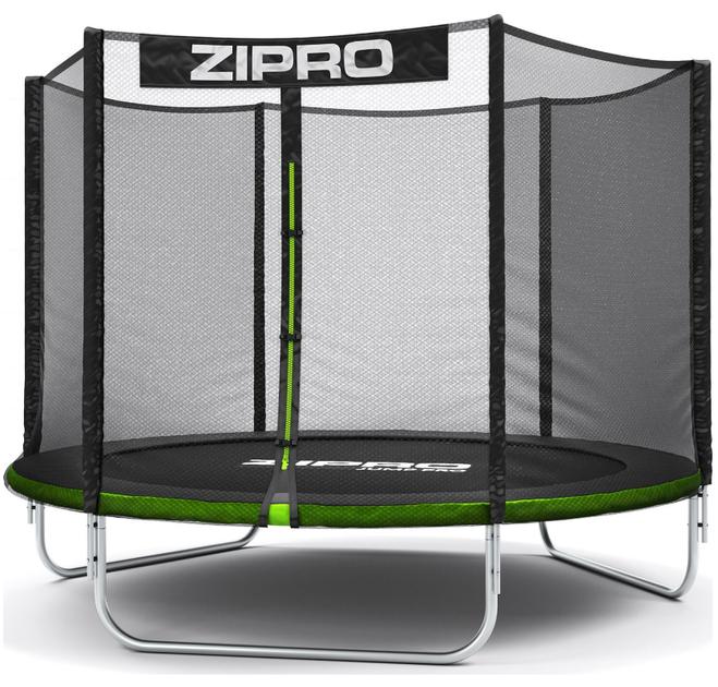 Батут Zipro Jump PRO 8FT 252 см із Зовнішньою Сіткою та Драбинкою — Надійний Вибір для Активного Відпочинку - Зображення 6