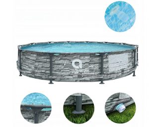 Басейн  з насосом AVENLI STONY Frame Plus Round Pool 366 x 76 см