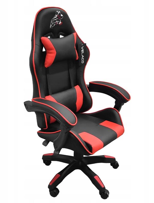 Яскраве Геймерське Крісло Velaco ZING-B-BL-RD з Міцною Рамою та Сучасним Дизайном - Зображення 2