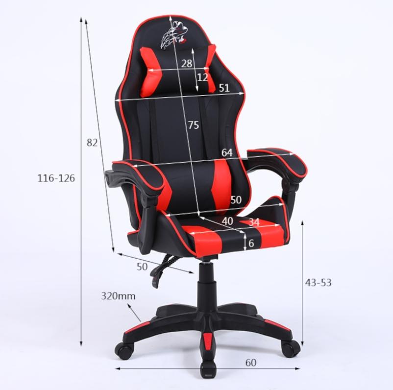 Яскраве Геймерське Крісло Velaco ZING-B-BL-RD з Міцною Рамою та Сучасним Дизайном - Зображення 12