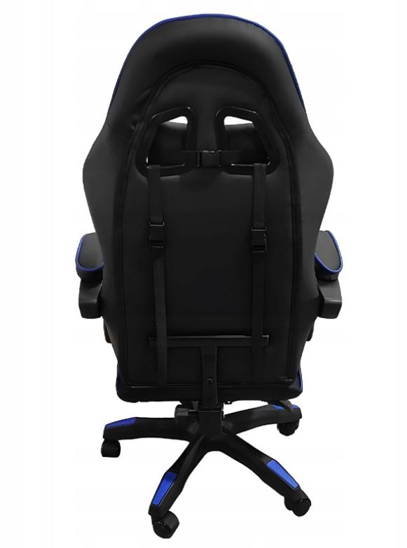 Ергономічне Геймерське Крісло Velaco ZING-B-BL-BU з Підтримкою Спини та Надійною Конструкцією - Зображення 5