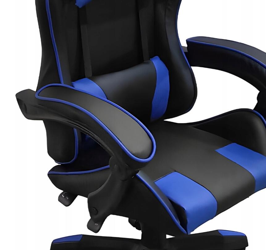 Ергономічне Геймерське Крісло Velaco ZING-B-BL-BU з Підтримкою Спини та Надійною Конструкцією - Зображення 10