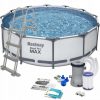 Каркасний Басейн з фільтром і драбиною Bestway Steel Pro Max 366x100 см 56418