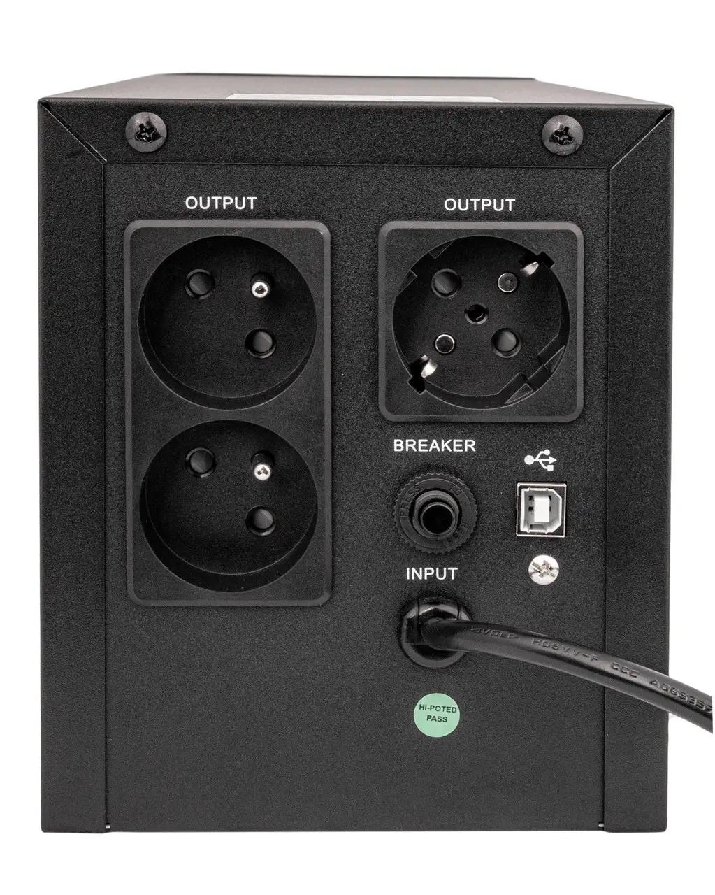 ДБЖ VP MicroUPS 1500VA/900W 2x9Ah для Захисту Електроніки від Перебоїв - Зображення 5