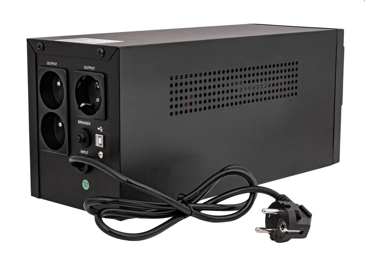 ДБЖ VP MicroUPS 1500VA/900W 2x9Ah для Захисту Електроніки від Перебоїв - Зображення 4