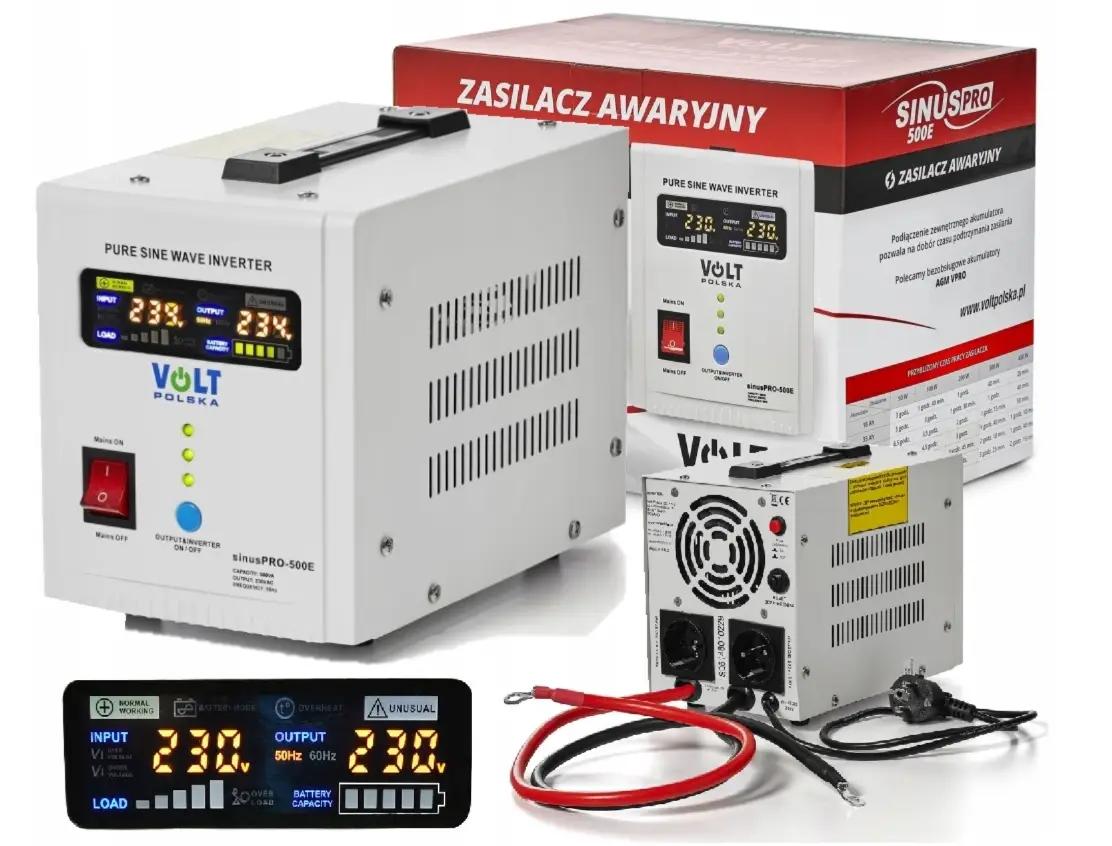 Компактний ДБЖ Sinus Pro 500 E 350/500W 12/230V для Надійного Живлення - Зображення 2