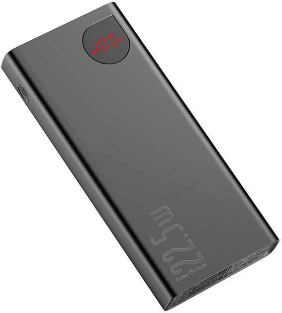 УМБ Baseus Adaman Metal Digital Display 20000 mAh / 22.5W / 2021 Edition — Мобільна Енергія з Цифровим Дисплеєм - Зображення 2