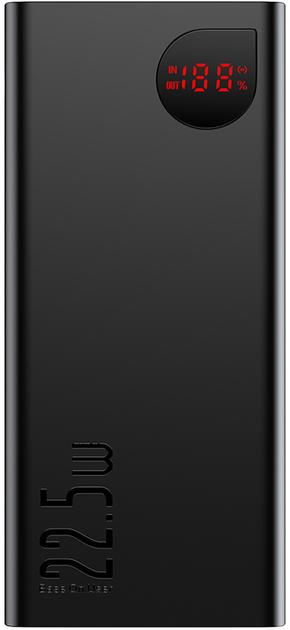 УМБ Baseus Adaman Metal Digital Display 20000 mAh / 22.5W / 2021 Edition — Мобільна Енергія з Цифровим Дисплеєм