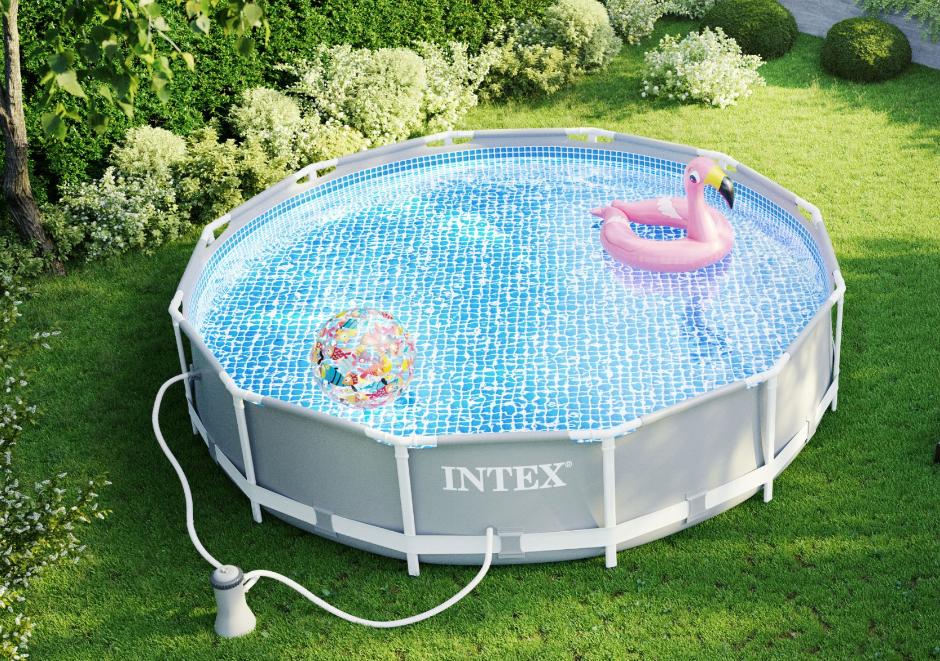 Intex 26712 (366×76 см) — Каркасний Басейн з Насосом та Надувними Іграшками у Комплекті - Зображення 2