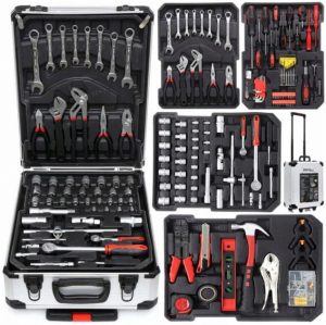 Набір Інструментів Kraft&Dele у Валізі / 188 Штук — Повний Комплект для Ремонту та Майстерні