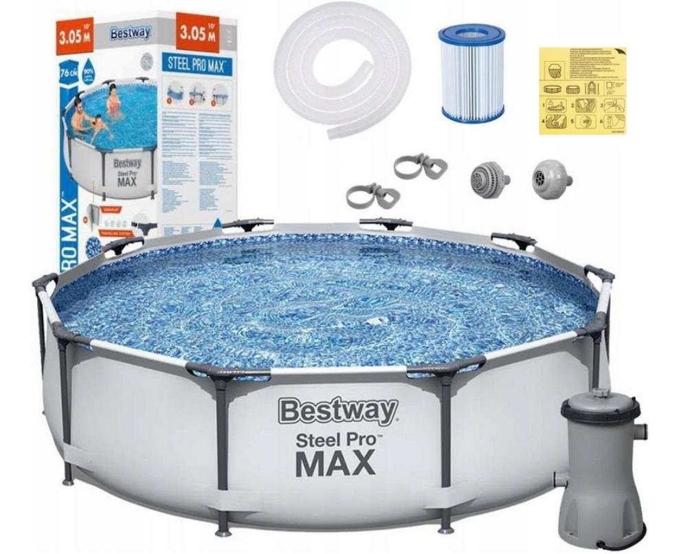 Каркасний Басейн для відпочинку на свіжому повітрі Bestway 56408 305х76 см