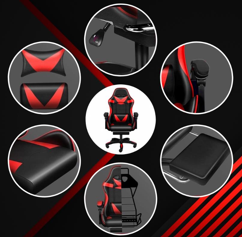 Зручне Геймерське Крісло Gordon M1 G265 з Ергономічним Дизайном для Довготривалої Гри - Зображення 9