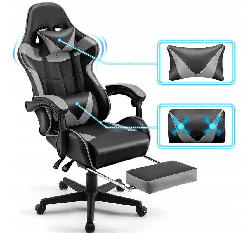 Геймерське Крісло MatMay GAMING з Вбудованою Підставкою для Ніг для Повного Релаксу - Зображення 6