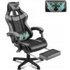 Геймерське Крісло MatMay GAMING з Вбудованою Підставкою для Ніг для Повного Релаксу