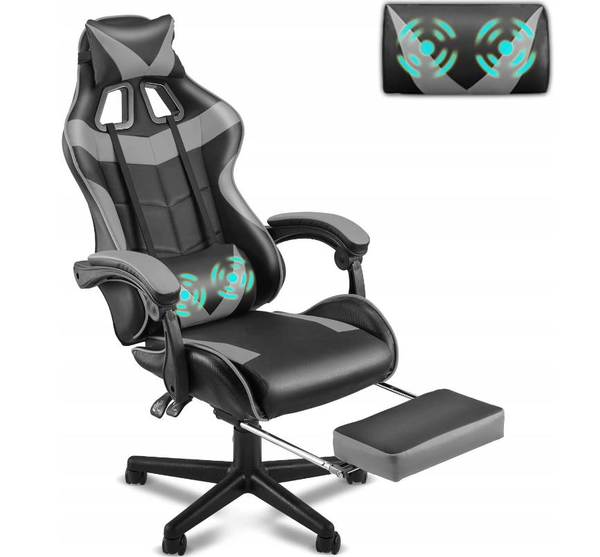 Геймерське Крісло MatMay GAMING з Вбудованою Підставкою для Ніг для Повного Релаксу