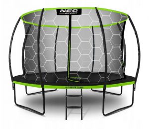 Батут Neo-Sport Premium 12 FT 374 см з Внутрішньою Сіткою — Надійні Стрибки для Родинного Дозвілля